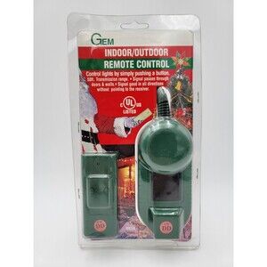 NOS‎ Gem Brand Indoor Outdoor Remote Control For Lights And Decorations